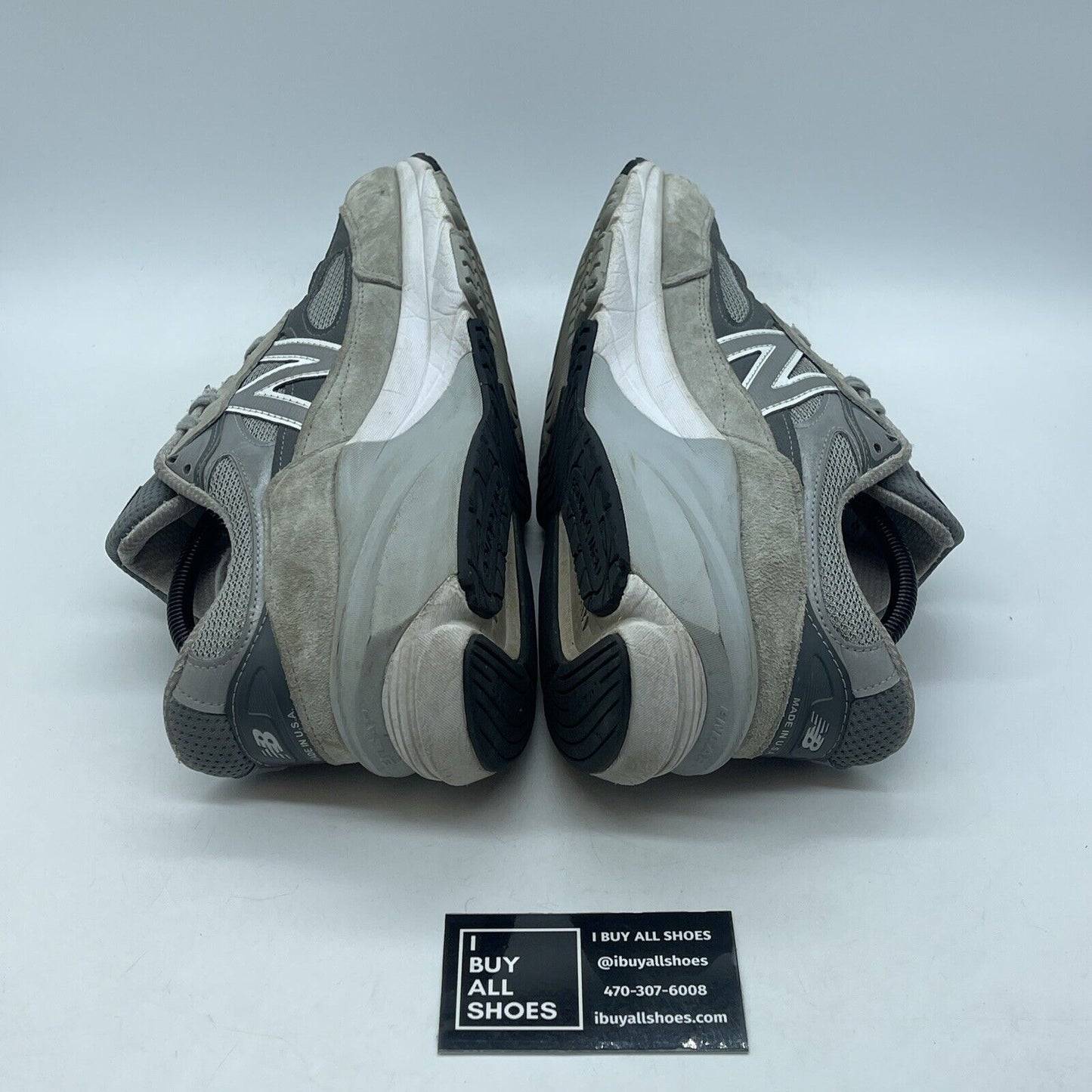 Size 10 - New Balance 990v6 Made in USA Castlerock Grey Suede (M990GL6)