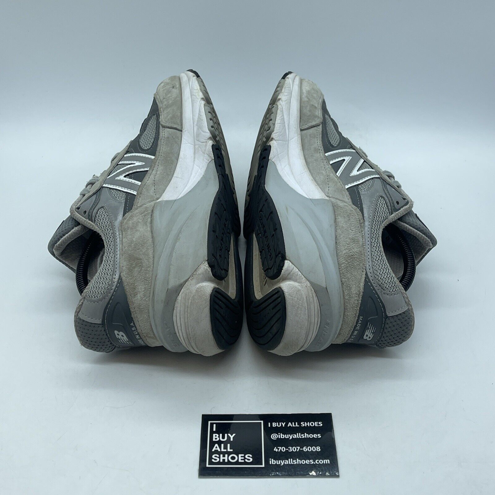 Size 10 - New Balance 990v6 Made in USA Castlerock Grey Suede (M990GL6)