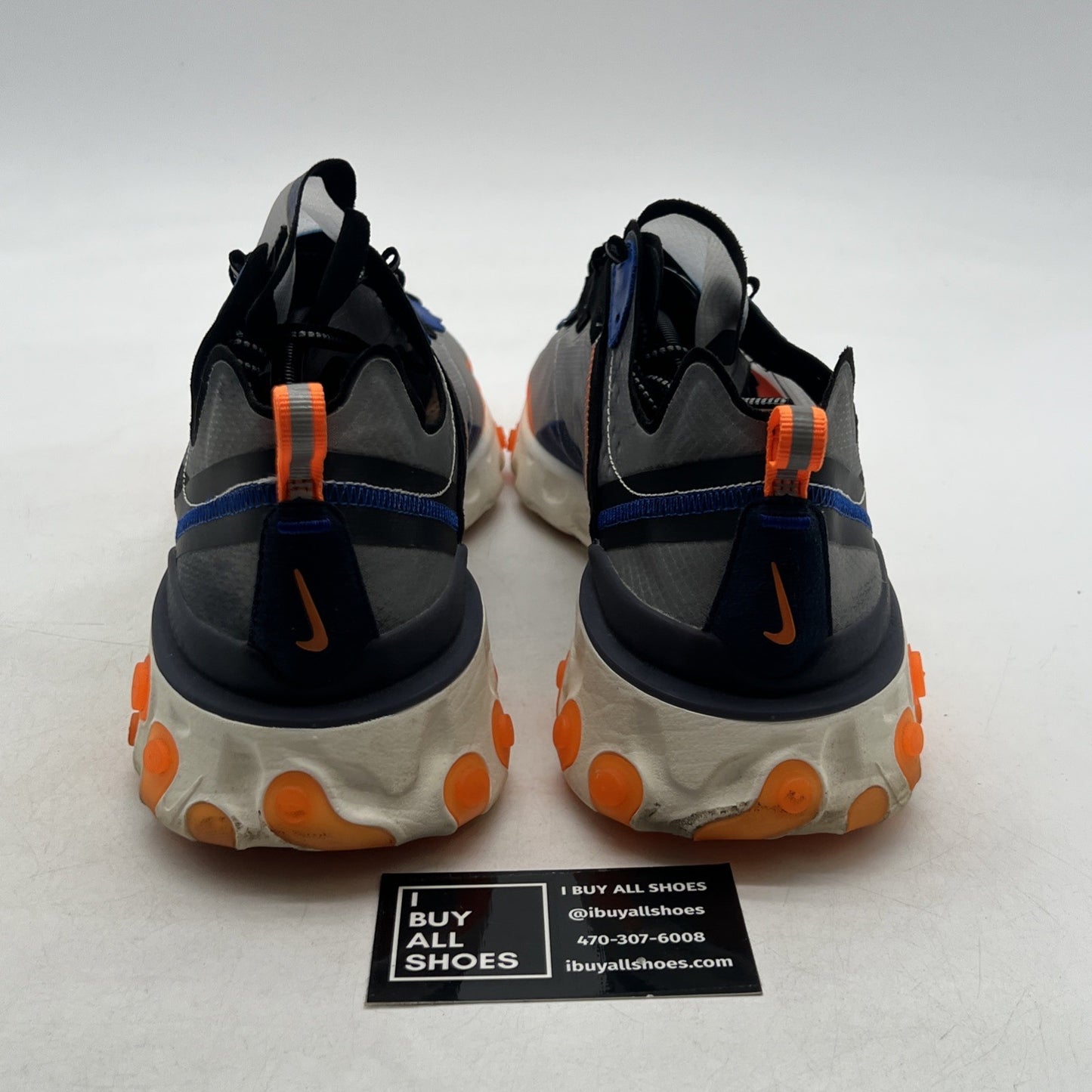 Size 13 - Nike React Element 87 Total Orange (AQ1090-004)