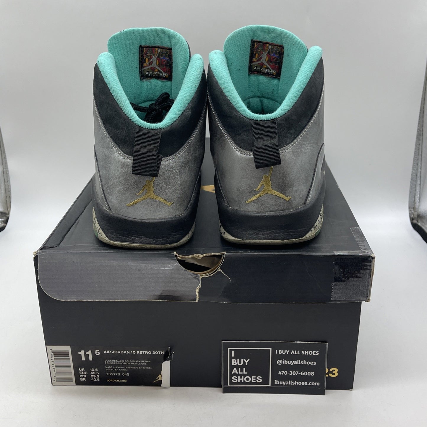 Size 11.5 - Air Jordan 10 Retro Lady Liberty (705178-045)
