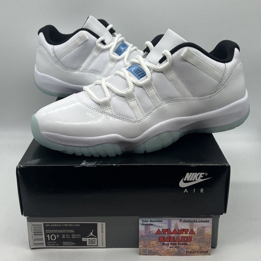 Size 10.5 - Jordan 11 Retro Low Legend Blue Brand New Og All