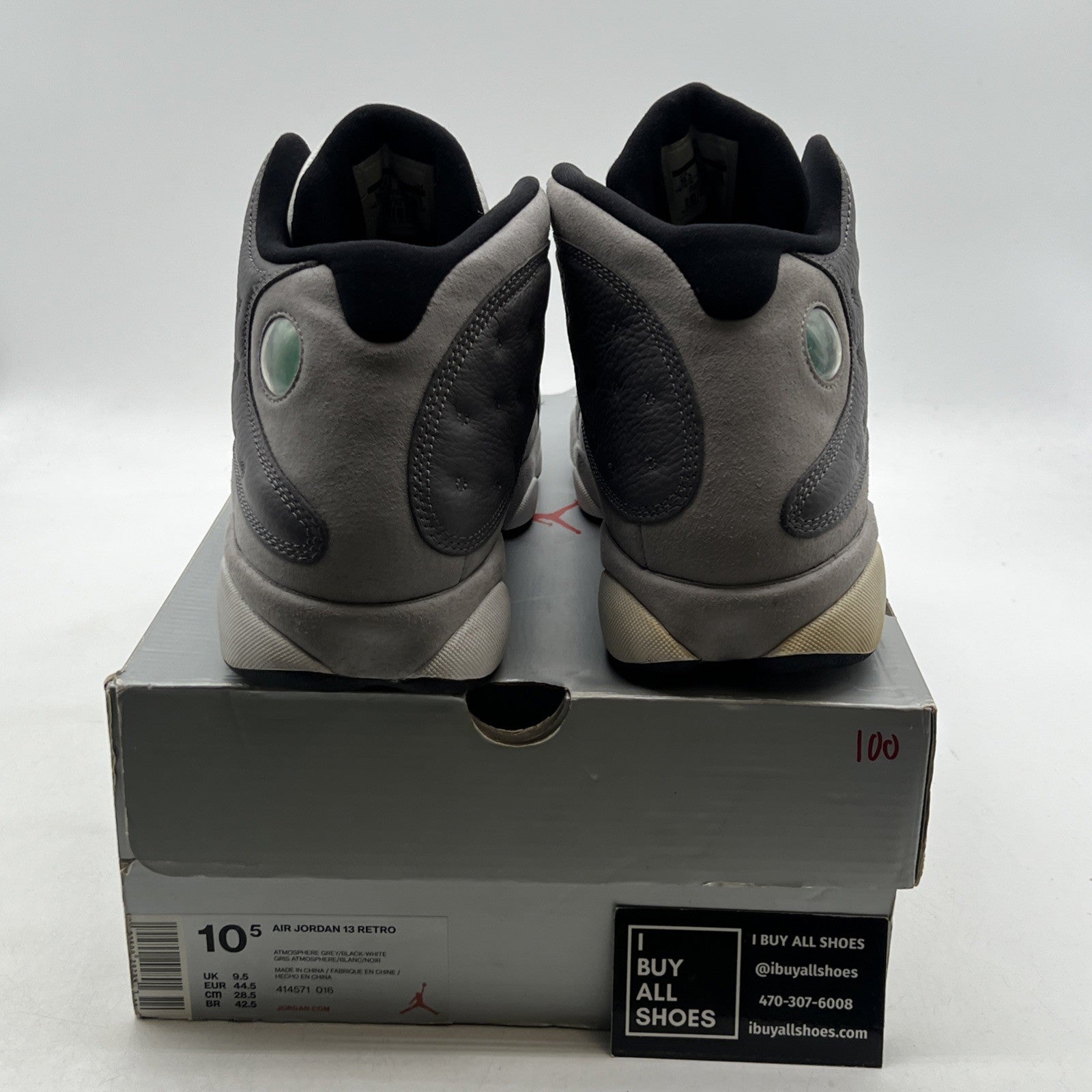 Size 10.5 - Air Jordan 13 Retro Atmosphere Grey (414571-016)