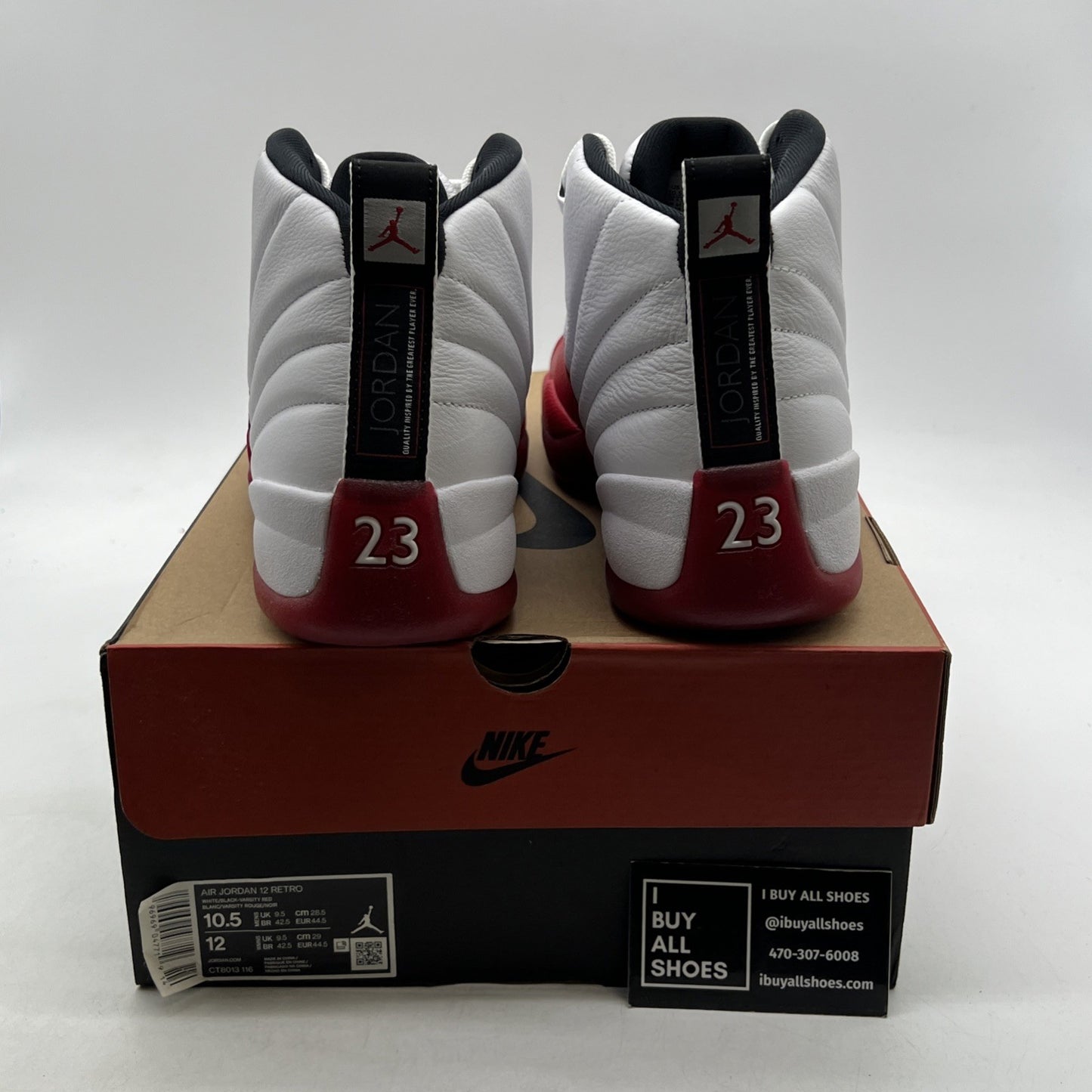 Size 10.5 - Air Jordan 12 Retro 2023 Mid Cherry (CT8013-116)