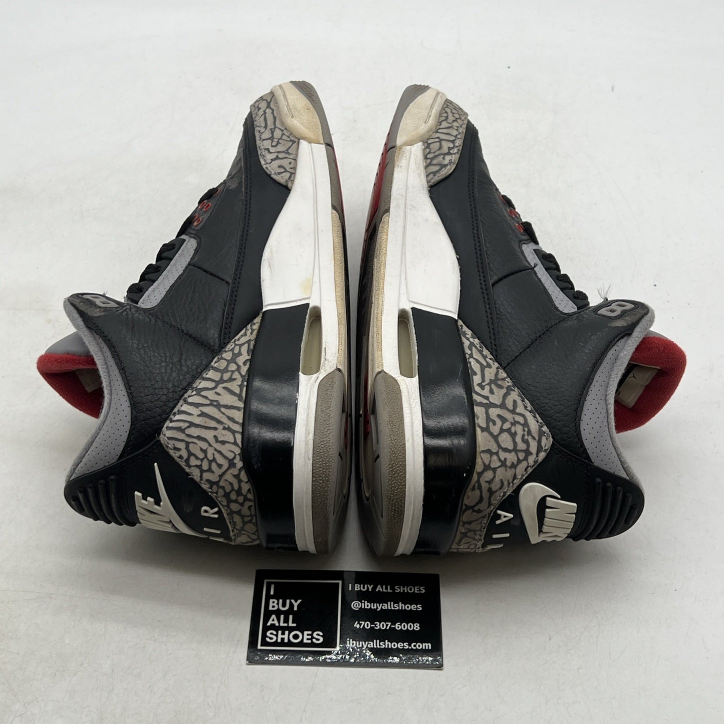 Size 9 - Air Jordan 3 Retro OG Mid Black Cement (854262-001)