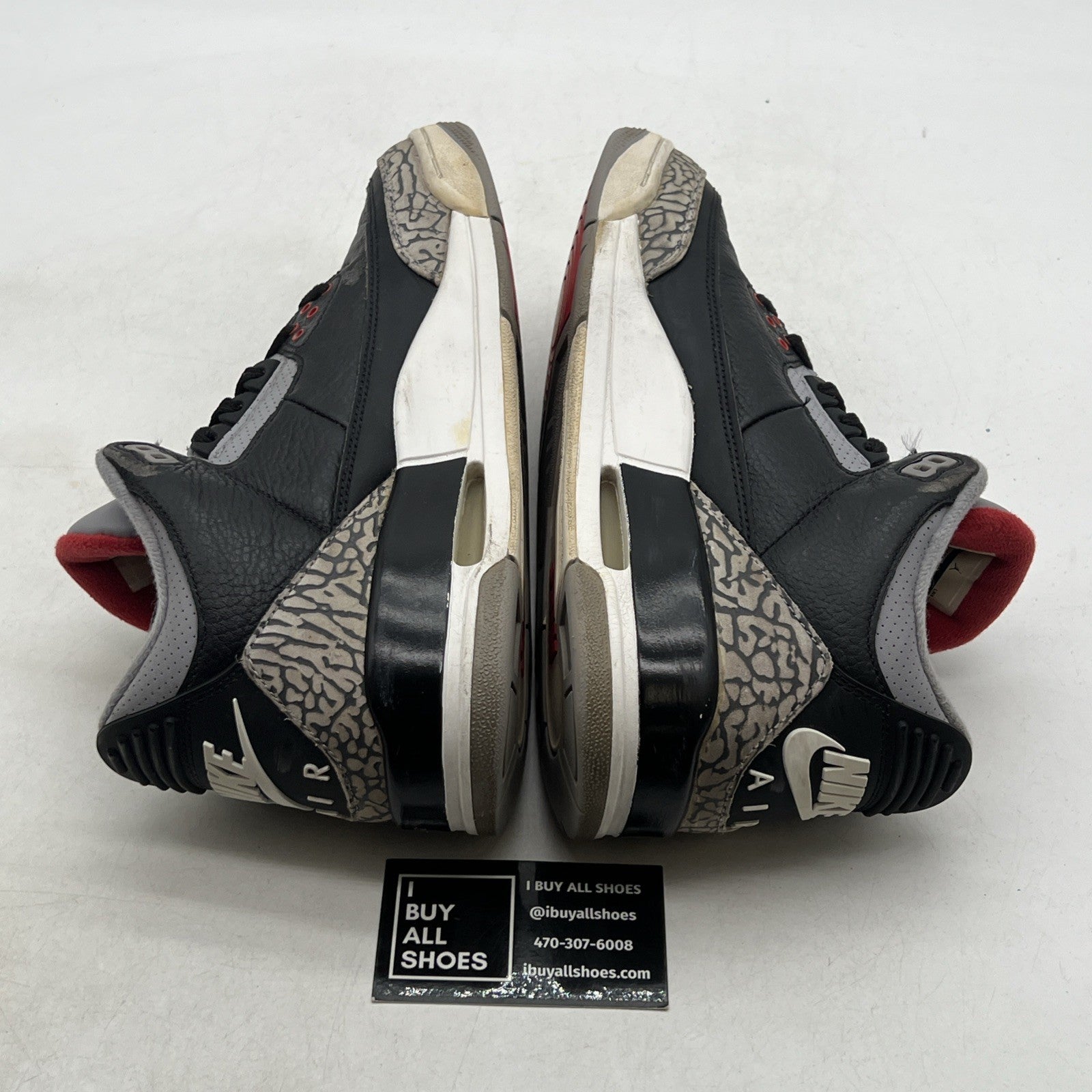 Size 9 - Air Jordan 3 Retro OG Mid Black Cement (854262-001)