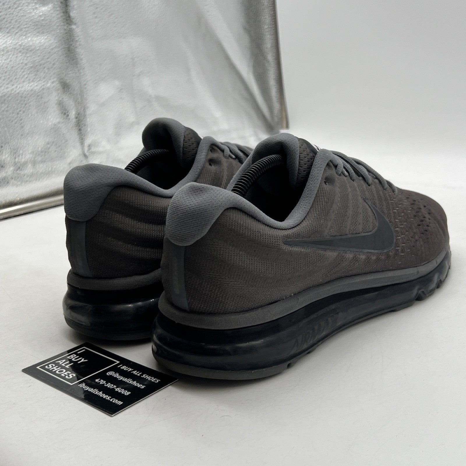 Size 11 - Nike Air Max 2017 Cool Grey - (849559-008)