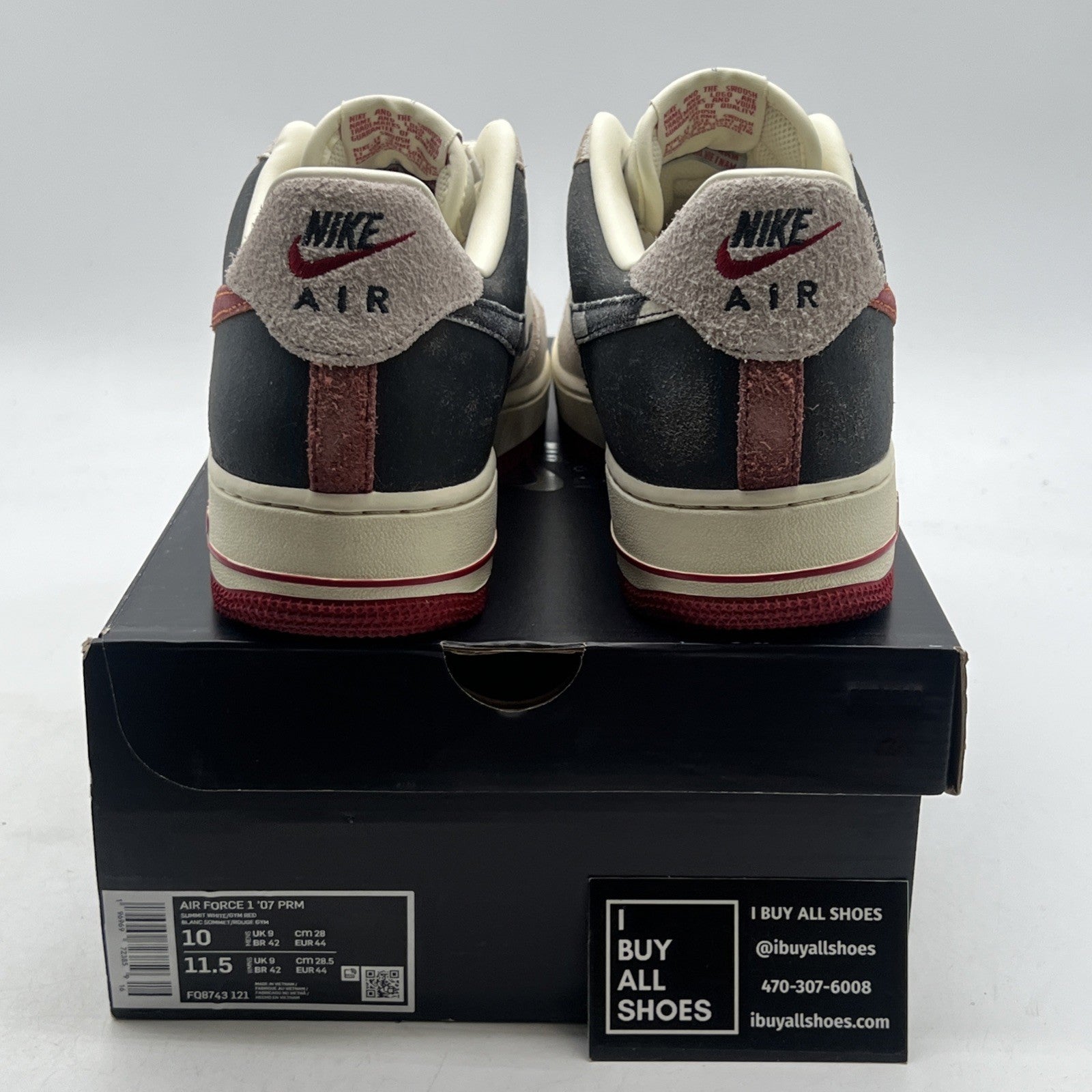 Size 10 - Nike Air Force 1 '07 Premium Chicago Pack (FQ8743-121)