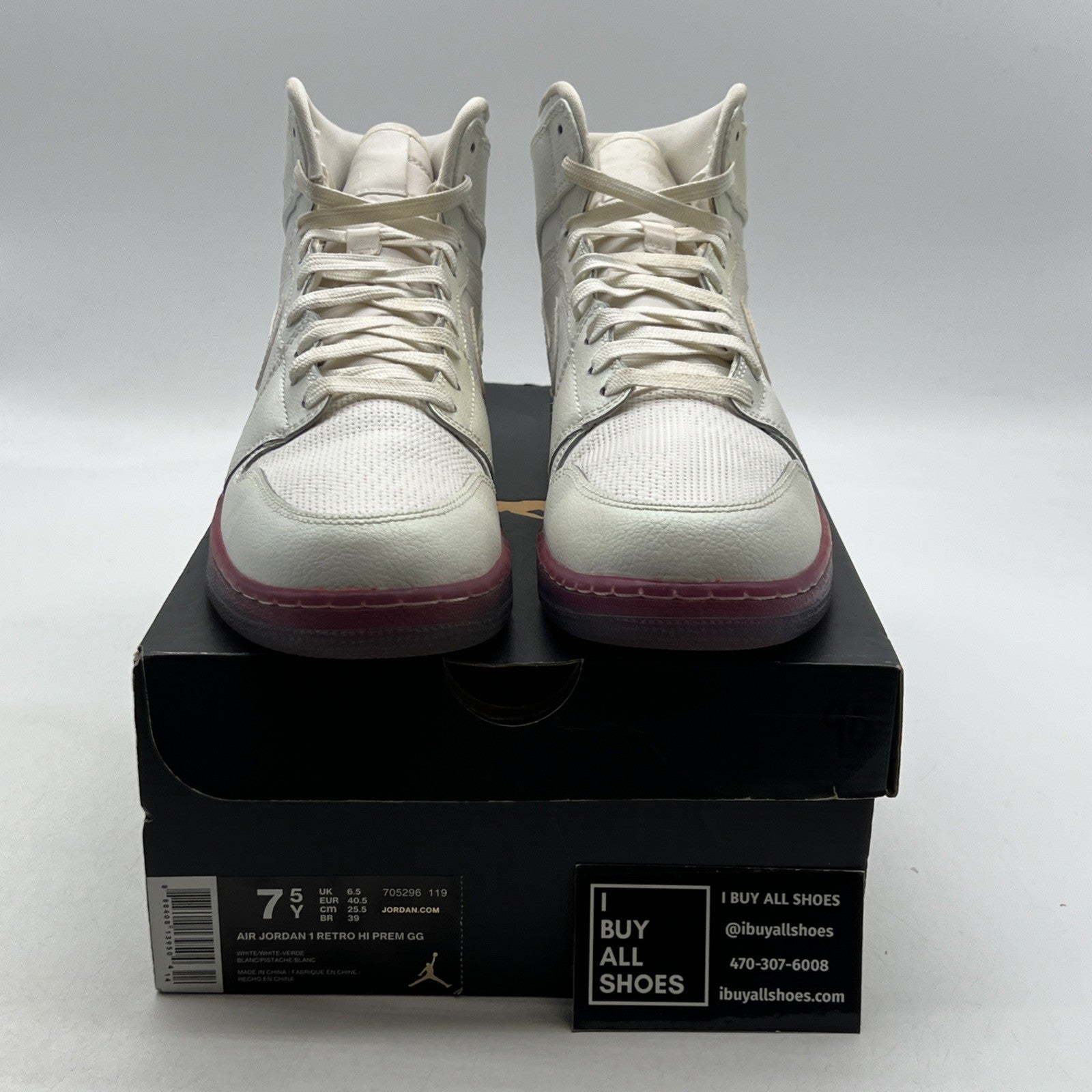 Size 7.5 - Nike Air Jordan 1 High Gradient Sole (705296-119)