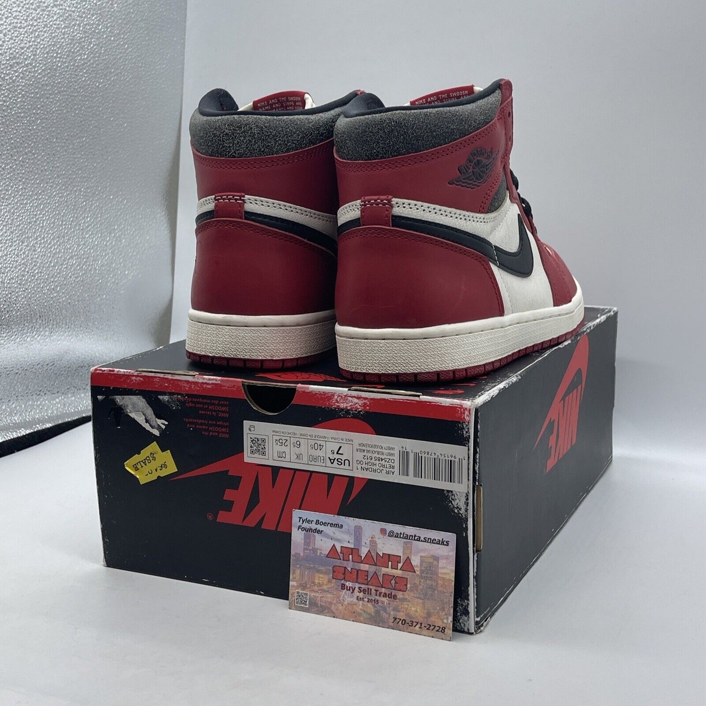 Size 7.5 - Jordan 1 Retro High OG Chicago Reimagined Lost & Found (DZ5485-612)