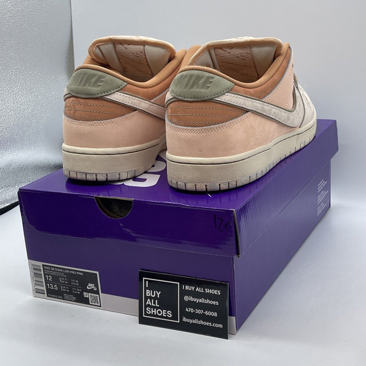 Size 12 - Nike Dunk SB Low Trocadéro Gardens Brown Suede Leather (FV5926-200)
