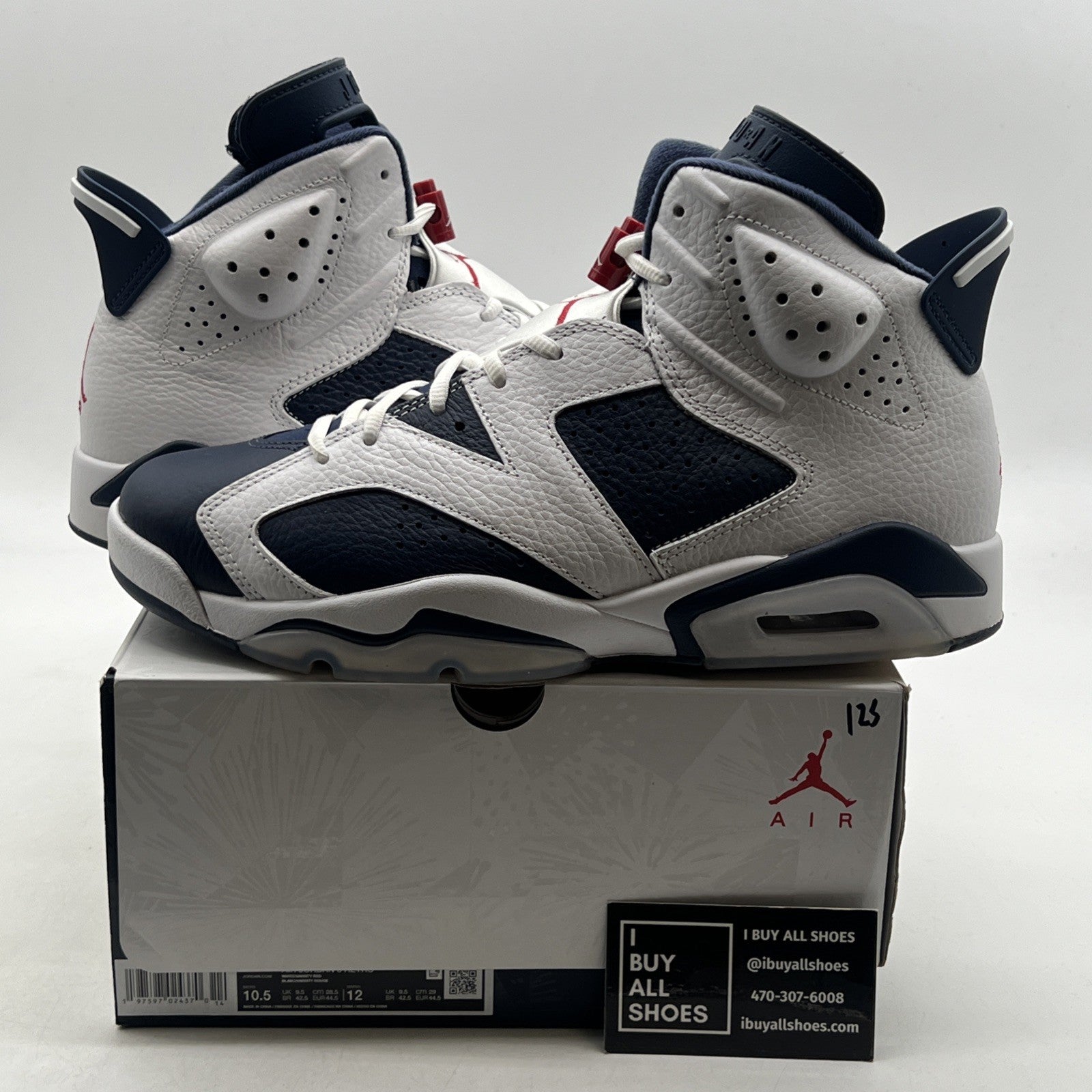 Size 10.5 - Air Jordan 6 Retro 2024 Olympic (CT8529-164)