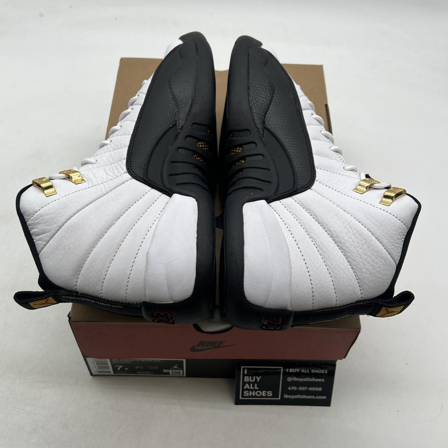 Size 7Y- Air Jordan 12 Retro 2025 Taxi (153265-117)