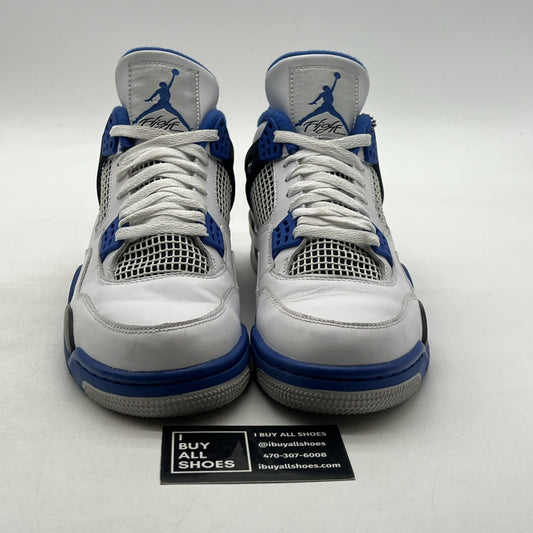 Size 9.5 - Air Jordan 4 Retro Mid Motorsports (308497-117)