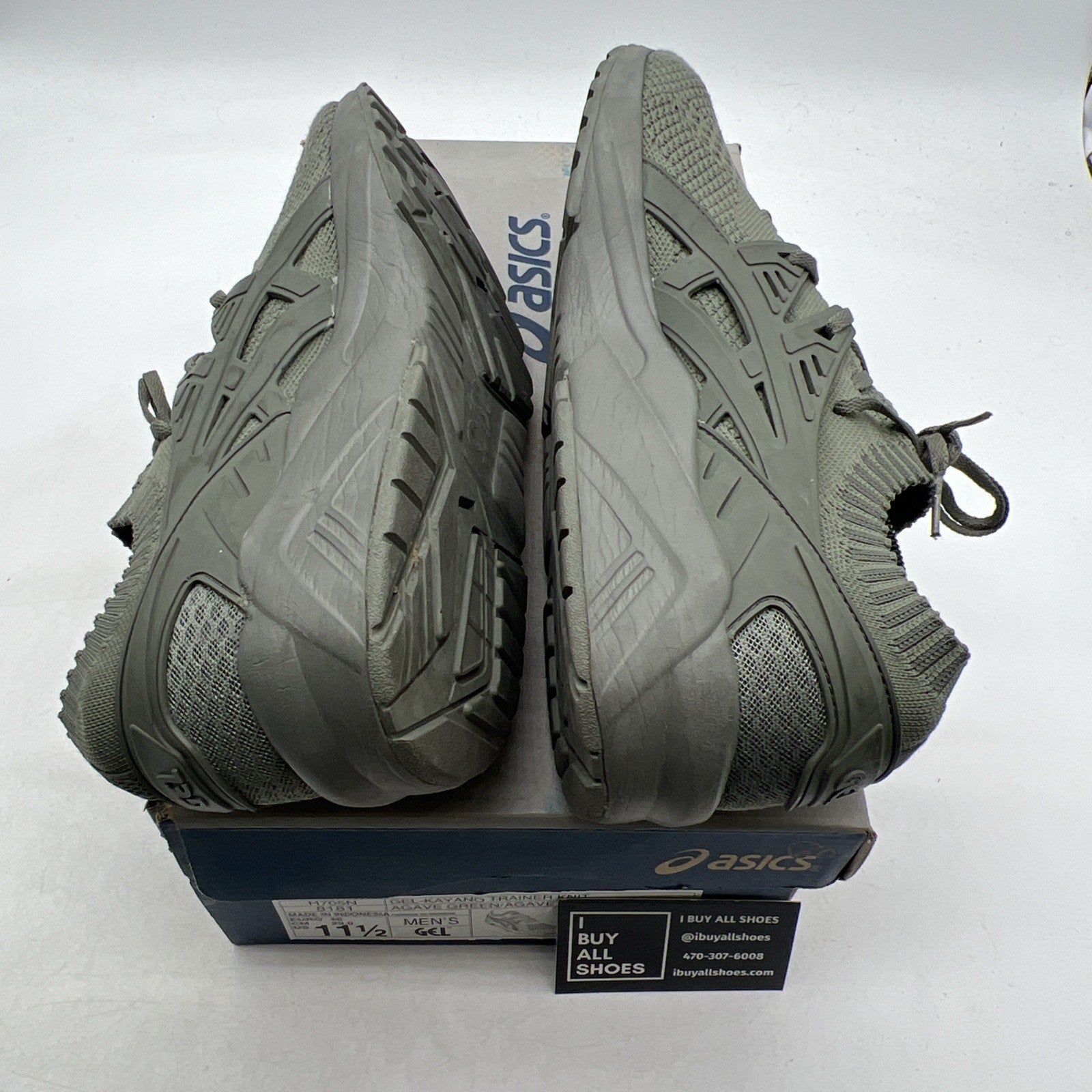 Size 11.5 - Asics Gel Kayano Trainer Knit Agave Green (H705N8181)