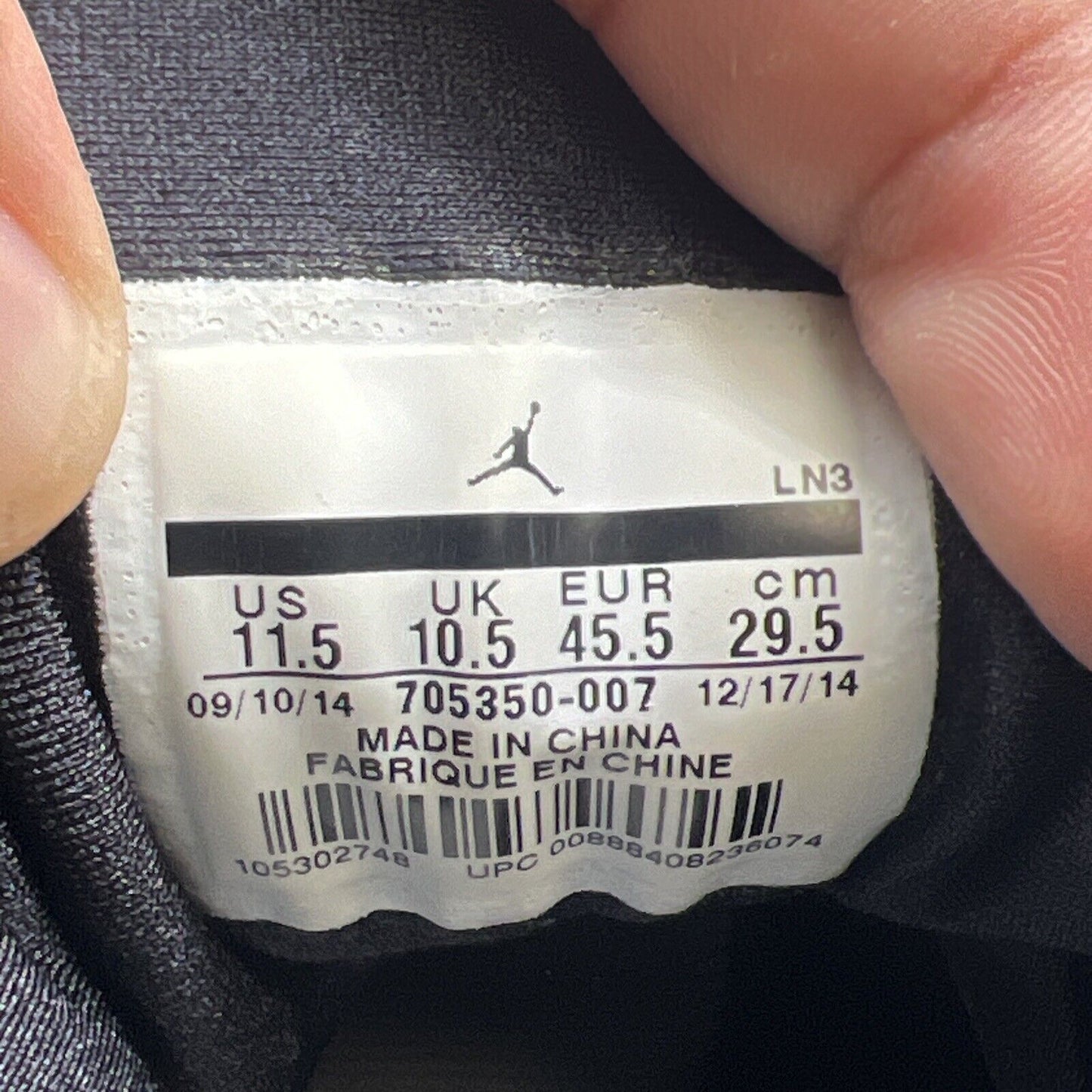 Size 11.5 - Air Jordan 7 Retro 30th Barcelona Nights Blue Suede (305381-305)