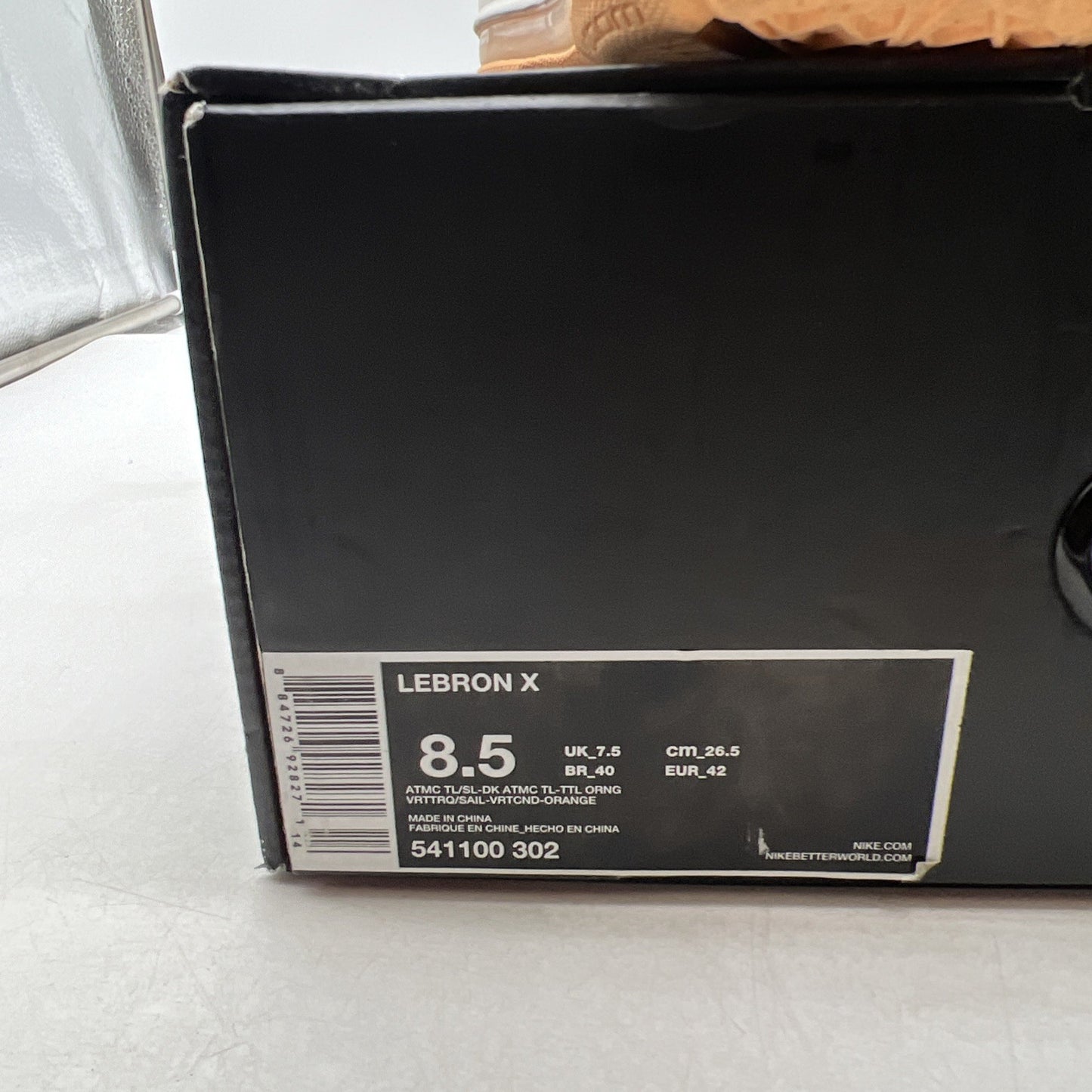 Size 8.5 - Nike LeBron 10 Miami Dolphins (541100-302)