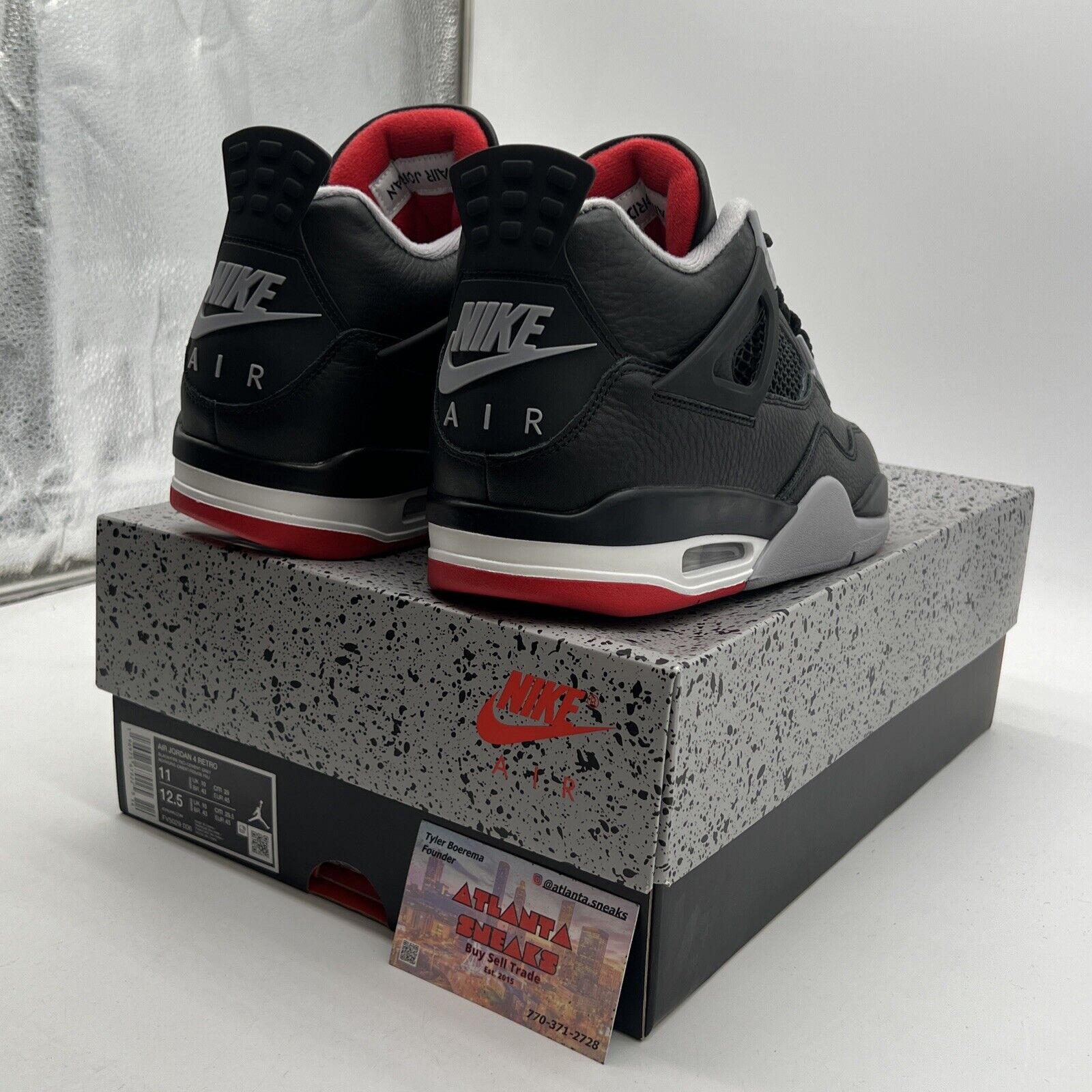 Size 11 - Air Jordan 4 Retro Bred Reimagined (FV5029-006)