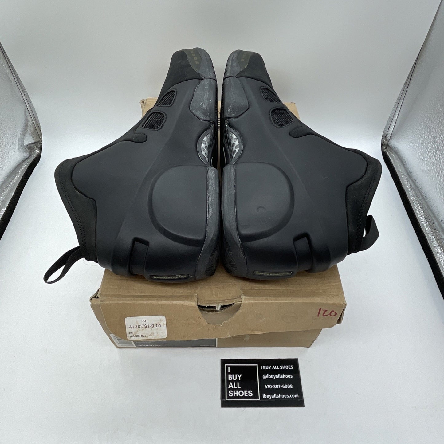 Size 10 - Nike Air Flightposite 2 LE 2009 KG Black Suede Leather (386160-002)