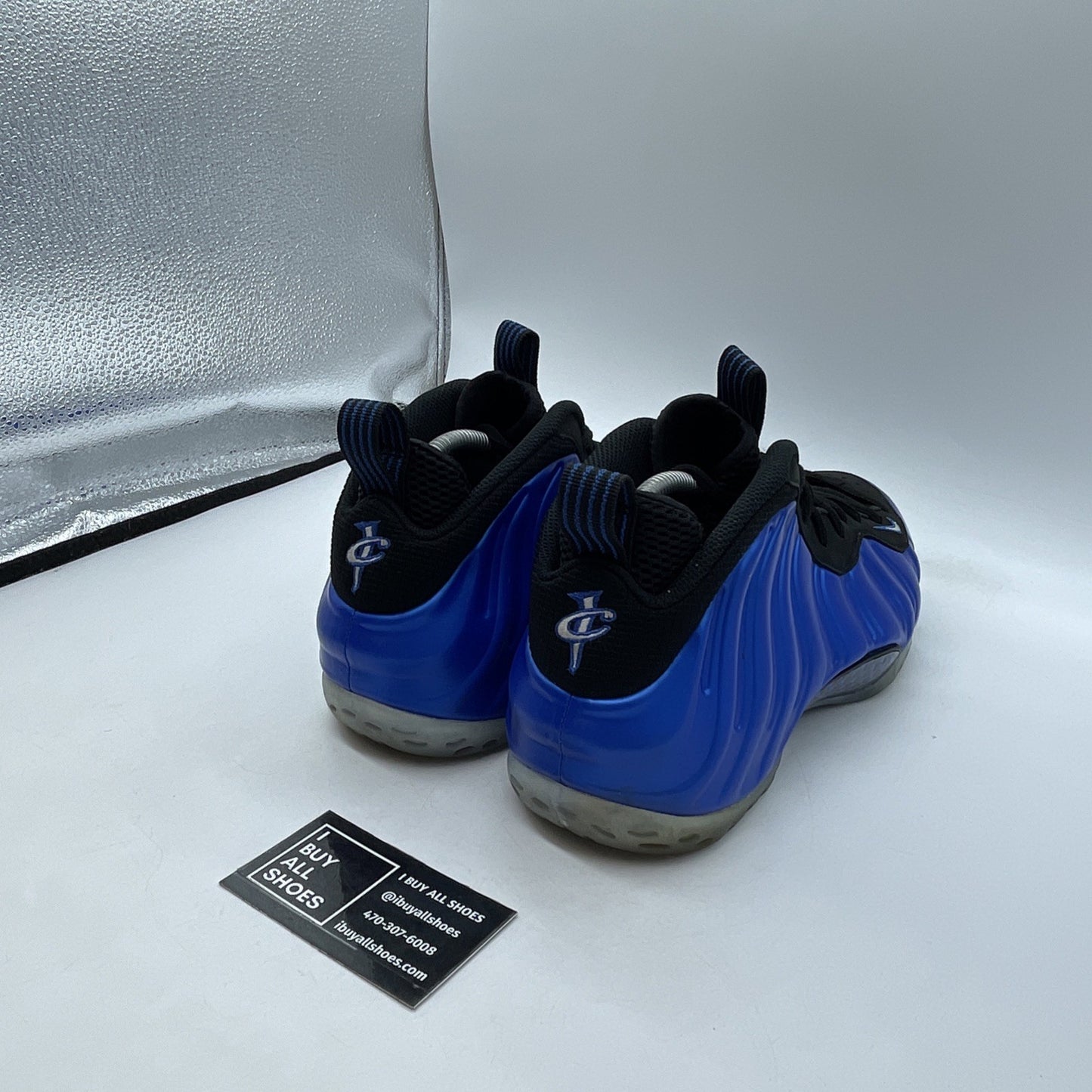 Size 10.5 - Nike Air Foamposite One 2024 Royal Blue Black Suede (FQ8181-511)