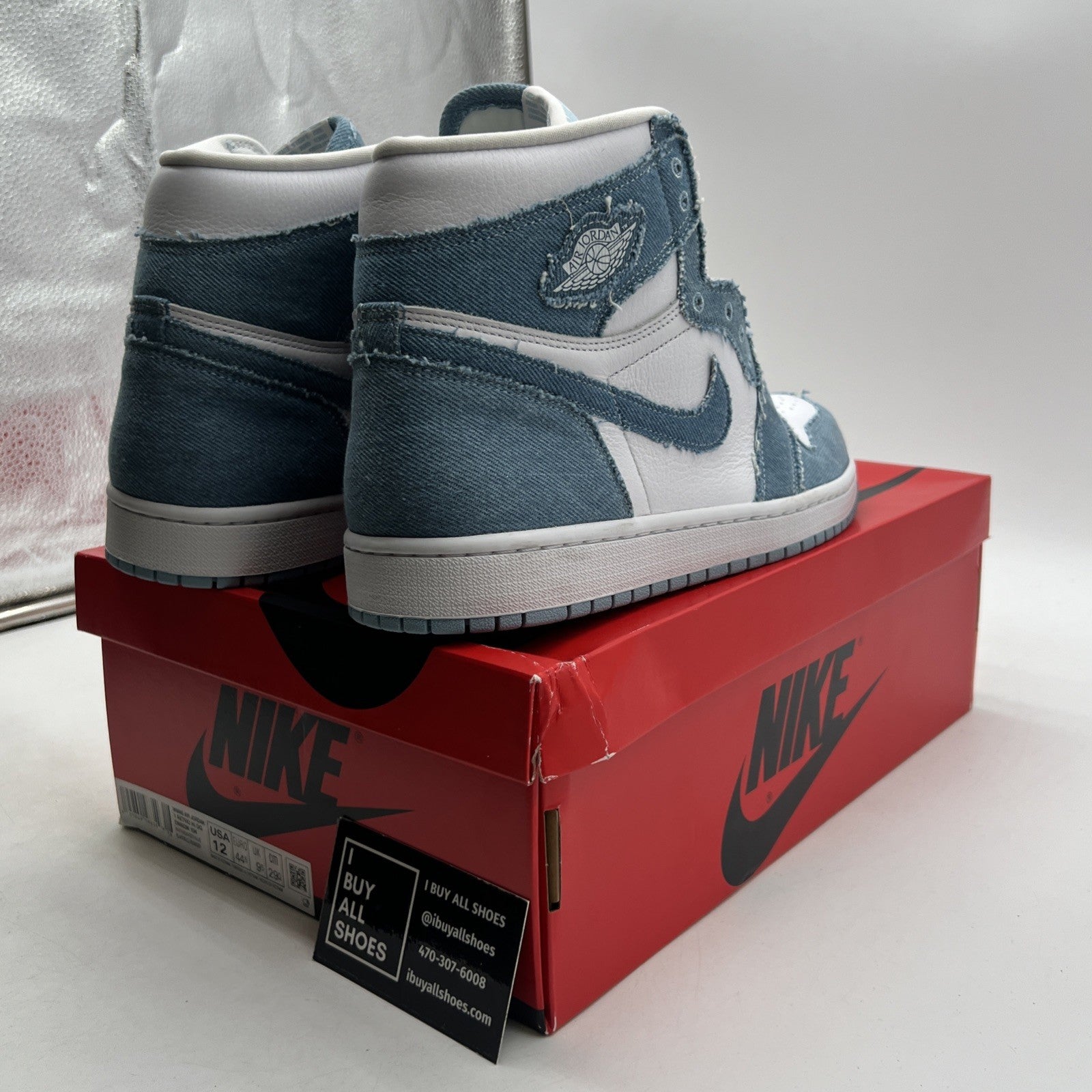 Size 12 - Air Jordan 1 High OG Denim 2022 (DM9036-104)
