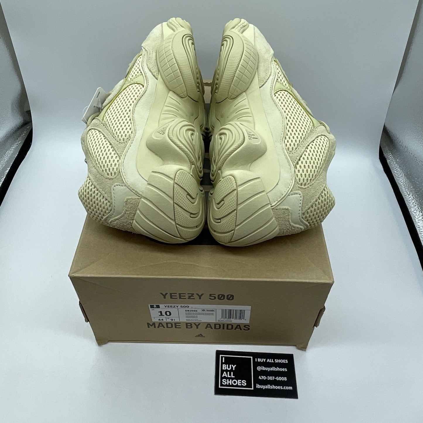 Size 10 - adidas Yeezy 500 Super Moon Yellow Suede Leather (DB2966)