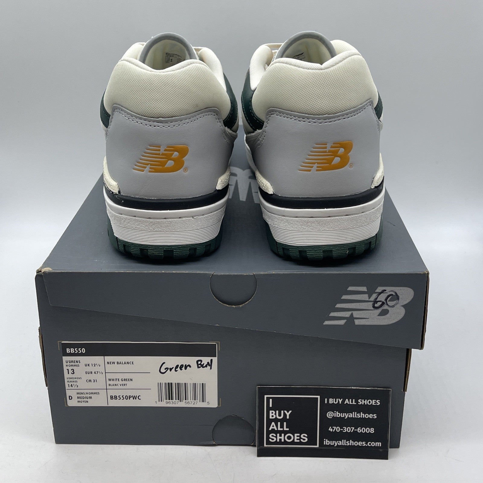 Size 13 - New Balance 550 Nightwatch Green (BB550PWC)