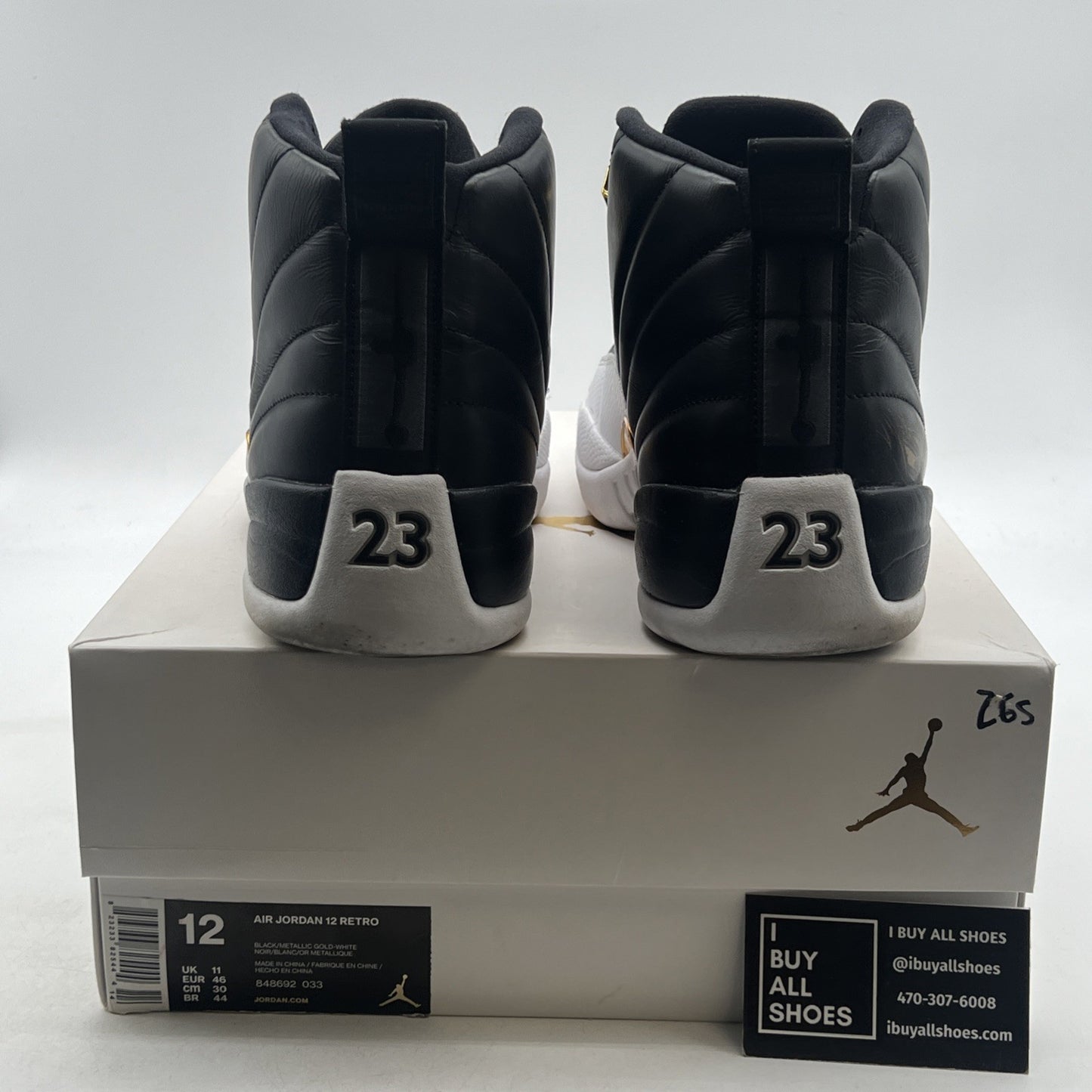Size 12 - Air Jordan 12 Retro Wings (848692-033)