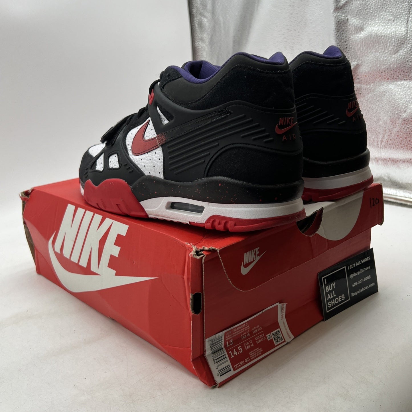 Size 13 - Nike Air Max Trainer 3 Dracula (DC1501-001)