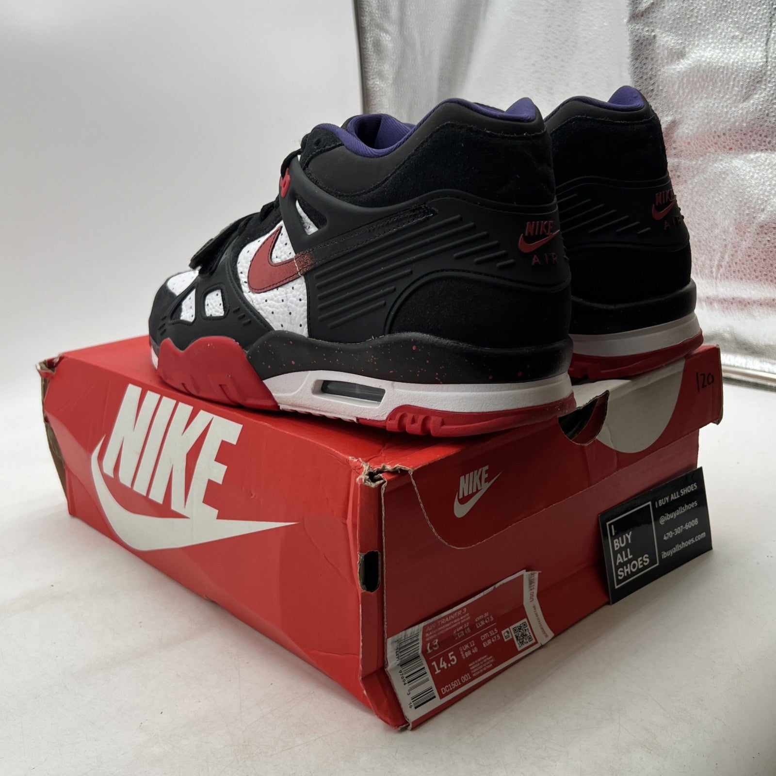 Size 13 - Nike Air Max Trainer 3 Dracula (DC1501-001)