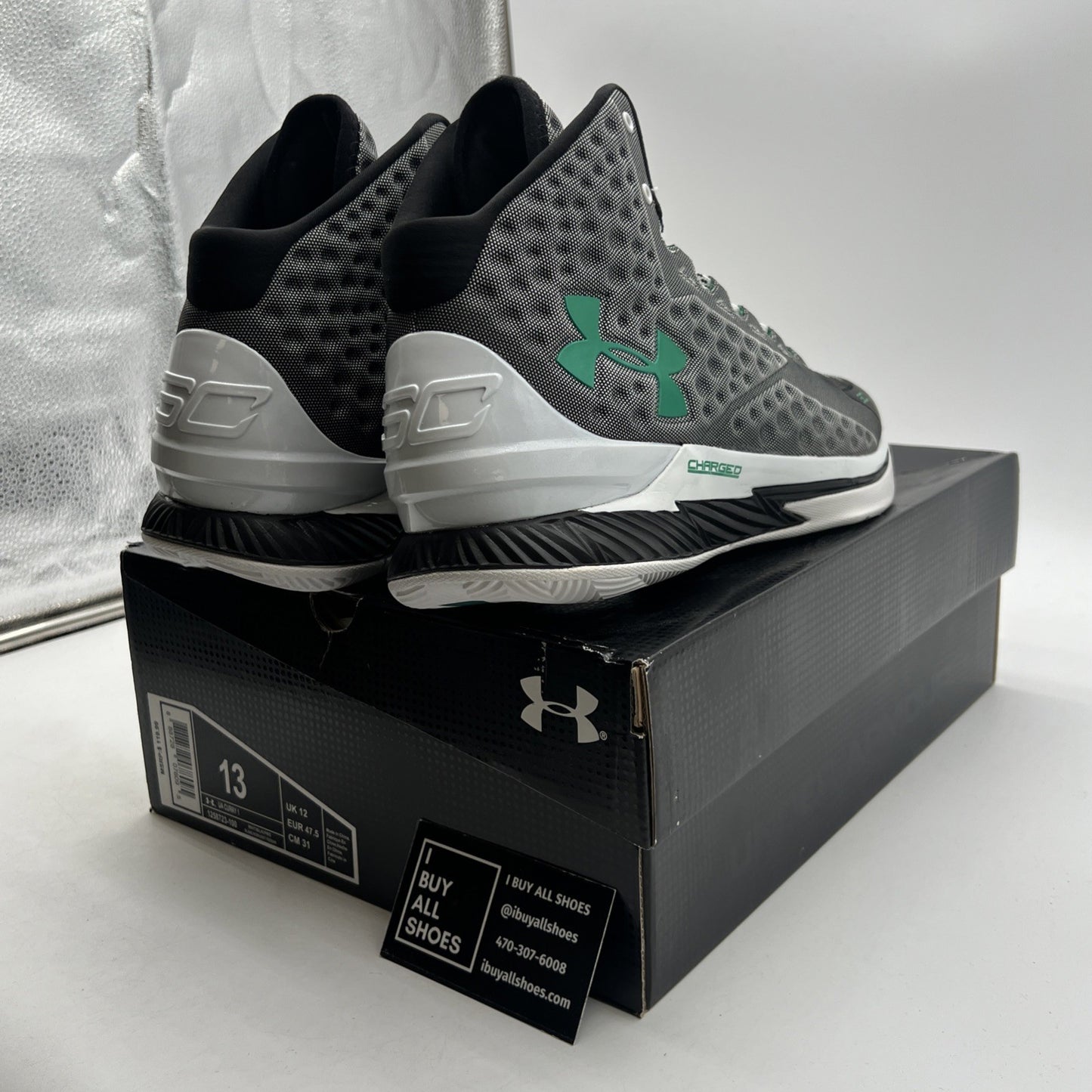 Size 13 - Under Armour Curry 1 Golf (1258723-100)