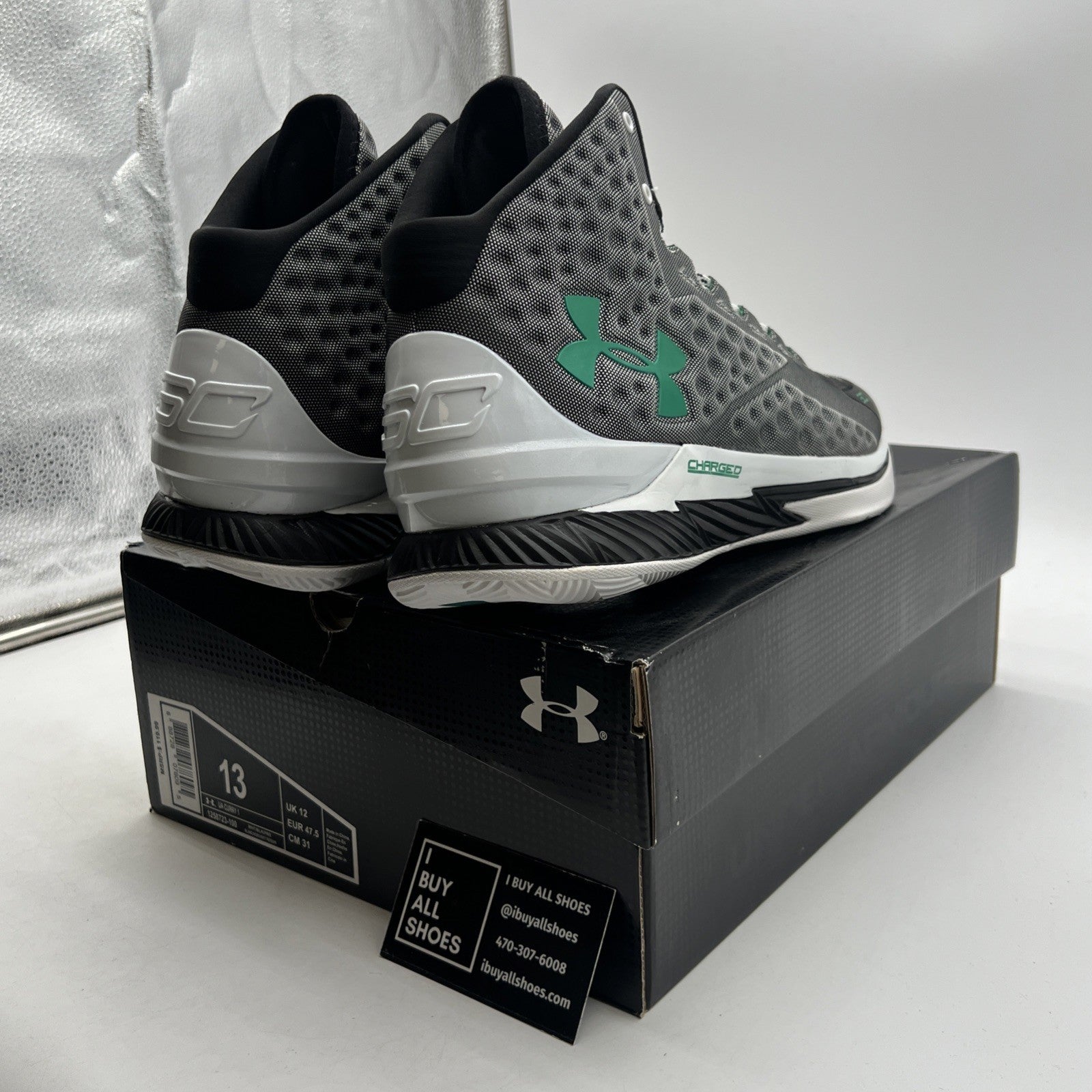 Size 13 - Under Armour Curry 1 Golf (1258723-100)