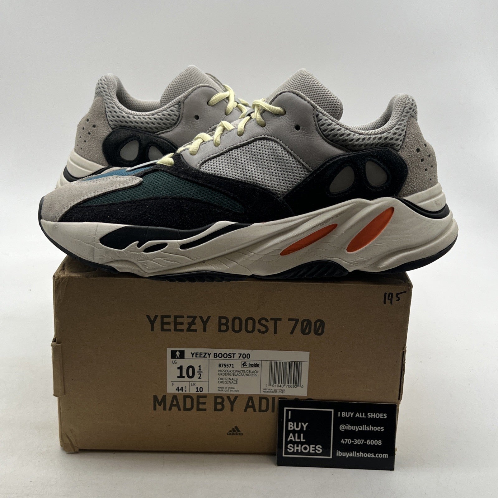 Size 10.5 - adidas Yeezy Boost 700 Low Wave Runner (B75571)