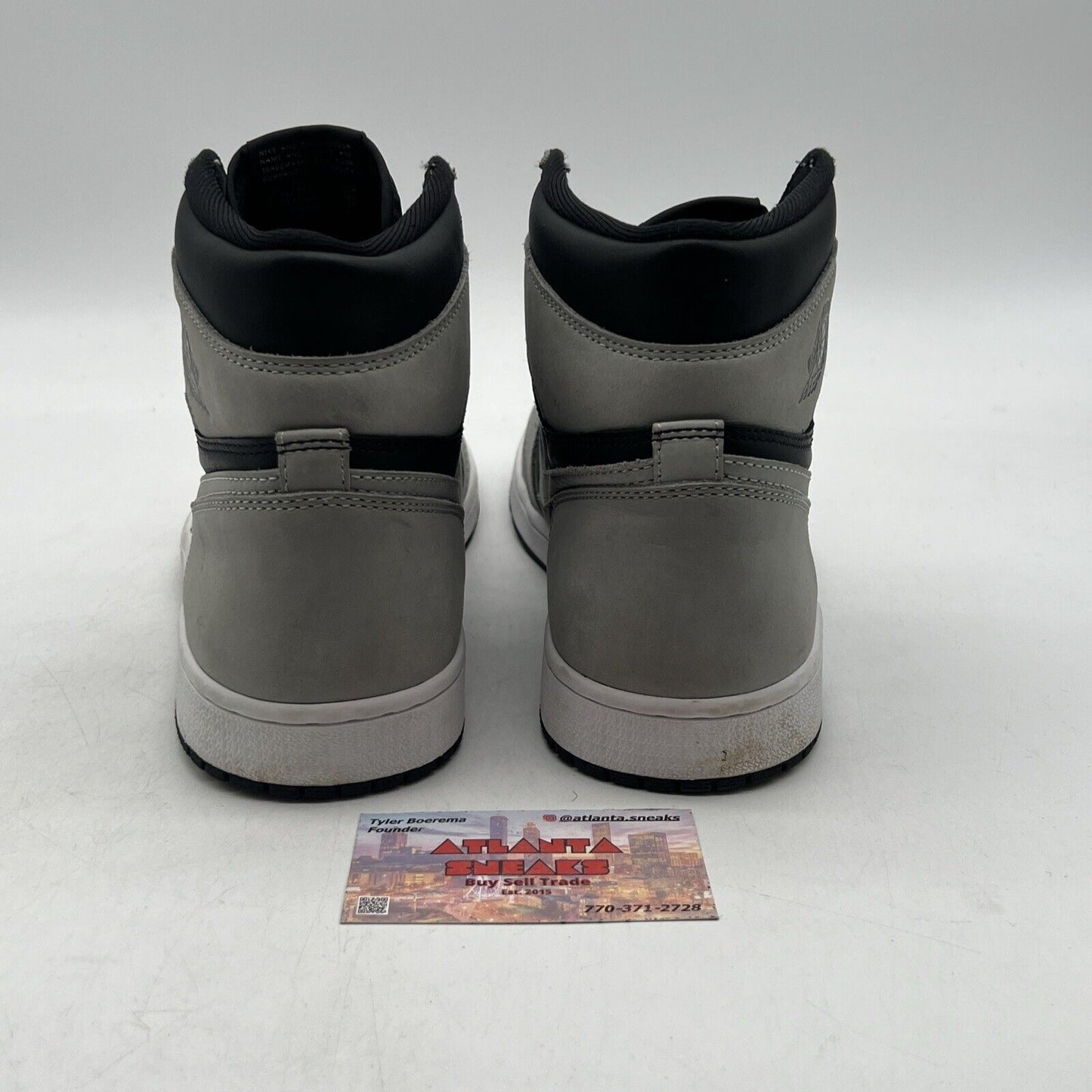 Size 11 - Jordan 1 Retro OG High Shadow 2.0 Black Grey Suede Leather(555088-035)