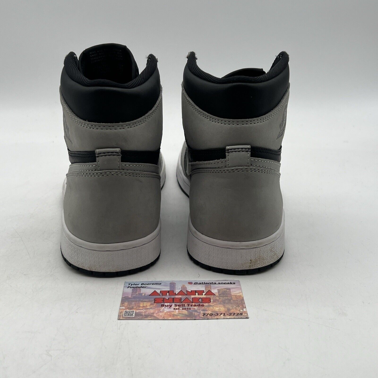 Size 11 - Jordan 1 Retro OG High Shadow 2.0 Black Grey Suede Leather(555088-035)