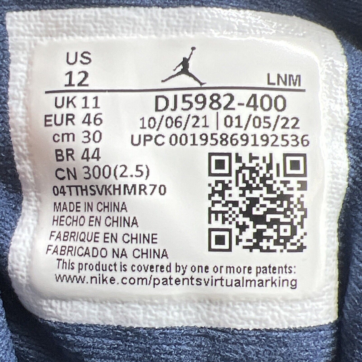 Size 12 - Air Jordan 13 Navy 2022 (DJ5982-400)