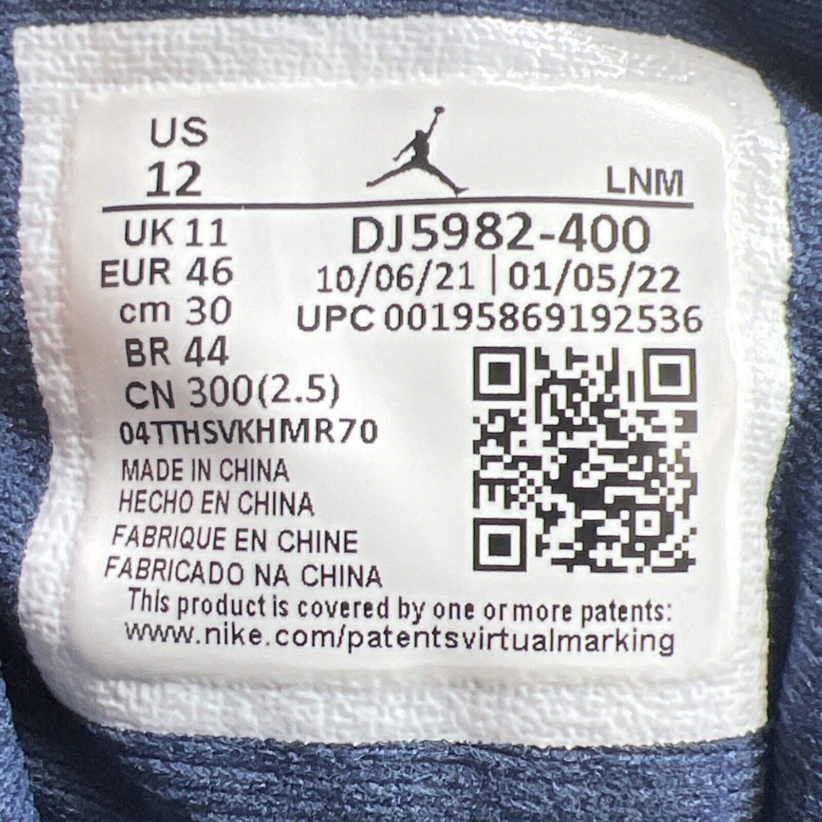 Size 12 - Air Jordan 13 Navy 2022 (DJ5982-400)