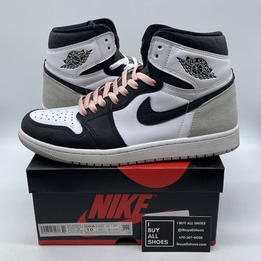 Size 10 - Jordan 1 Retro OG High Stage Haze Grey Suede Leather (555088-108)