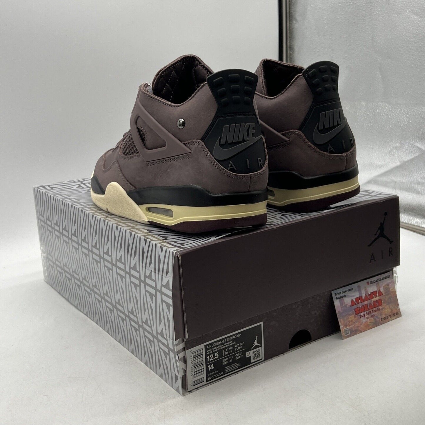 Size 12.5 - Jordan 4 Retro x A Ma Maniere Mid Violet Ore (DV6773-220)