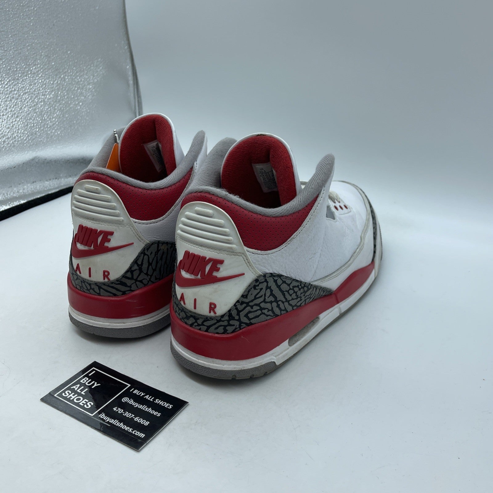Size 11.5 - Jordan 3 Retro Mid Fire Red White Grey Suede Leather (DN3707-160)