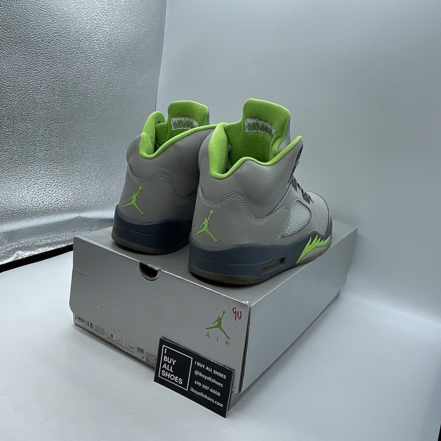 Size 8 - Air Jordan 5 Retro Green Bean (DM9014-003)
