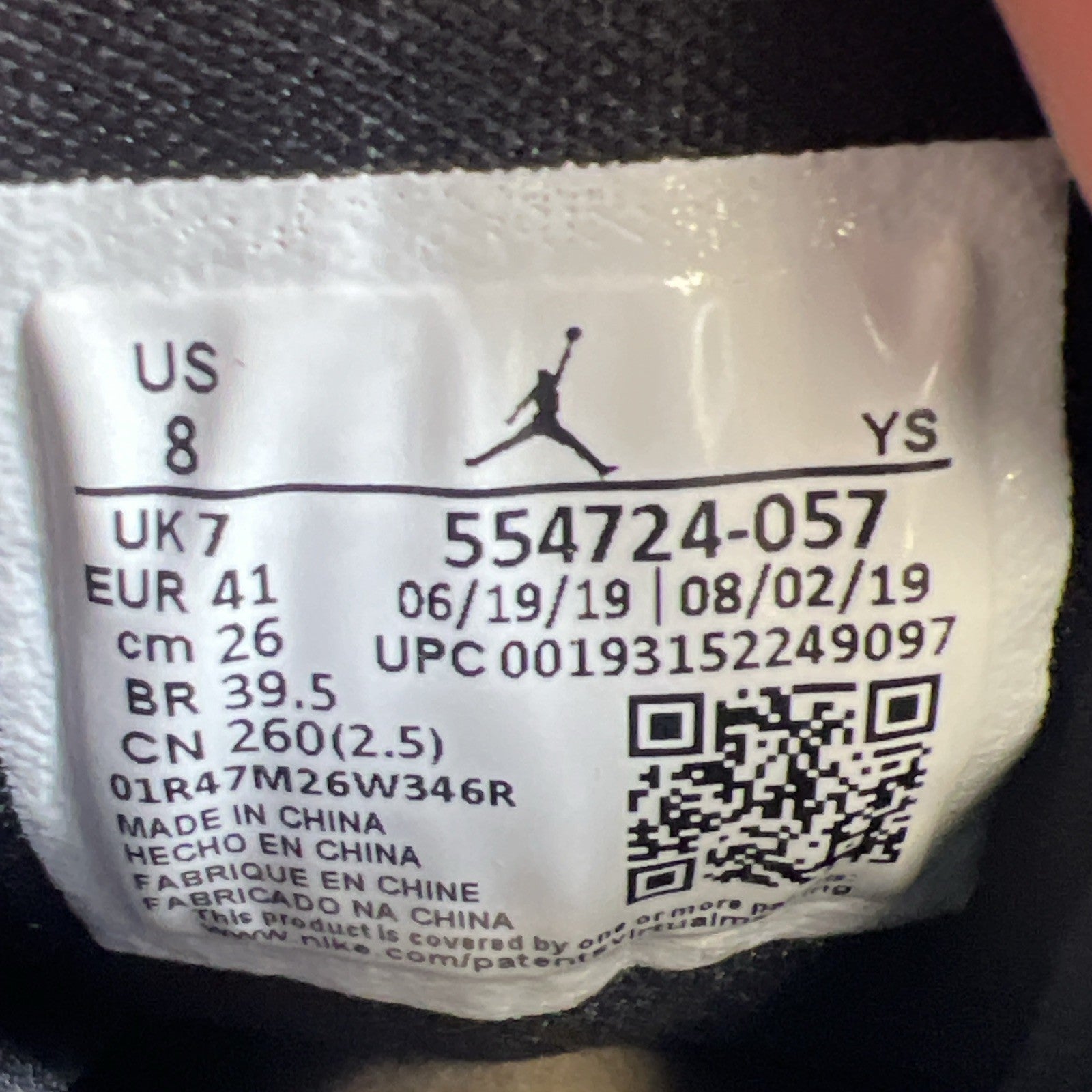 Size 8 - Air Jordan 1 Mid Johnny Kilroy (554724-057)