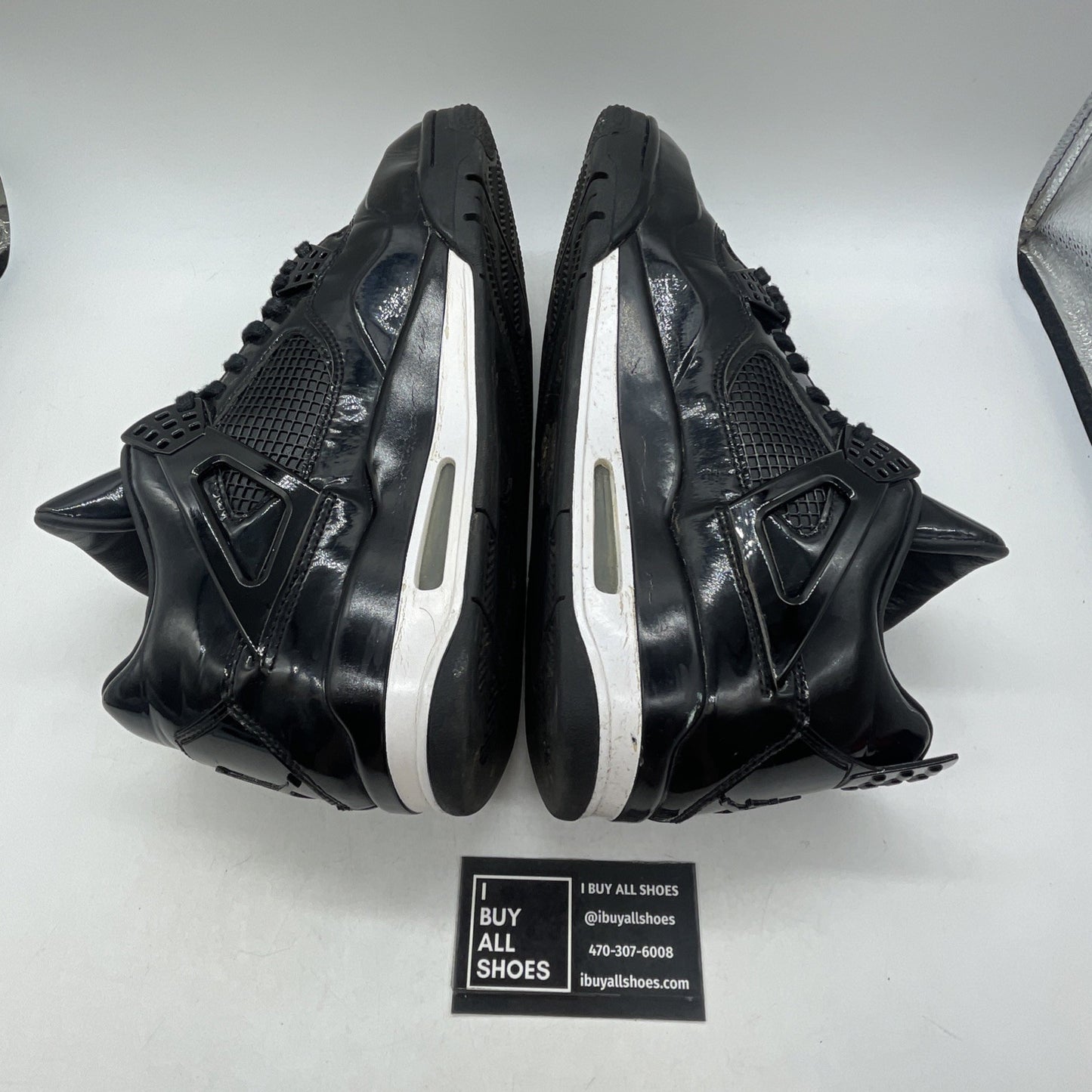 Size 12 - Air Jordan 4 Retro 11Lab4 Black (719864-010)