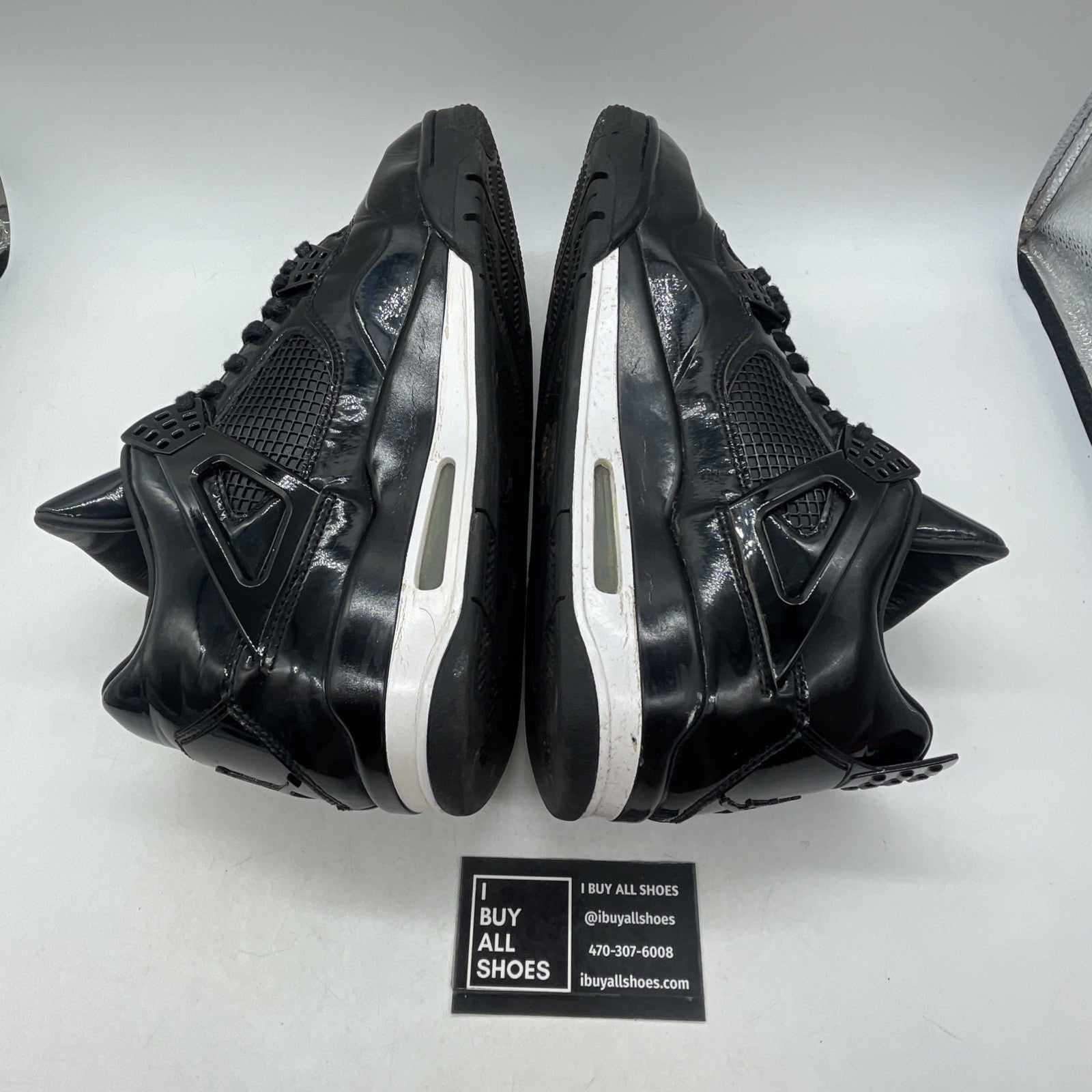 Size 12 - Air Jordan 4 Retro 11Lab4 Black (719864-010)