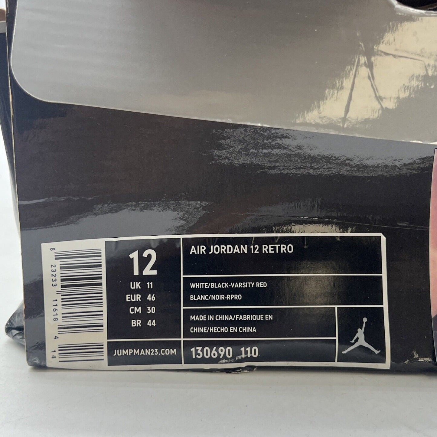 Size 12 - Air Jordan 12 Retro 2009 Cherry (130690-110)