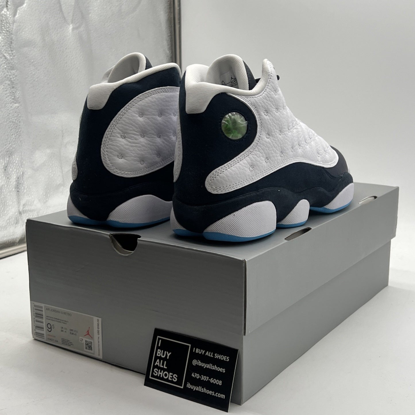 Size 9.5 - Air Jordan 13 Retro Obsidian (414571-144)