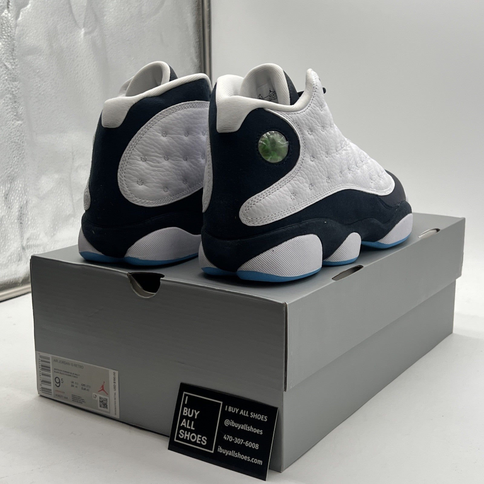 Size 9.5 - Air Jordan 13 Retro Obsidian (414571-144)