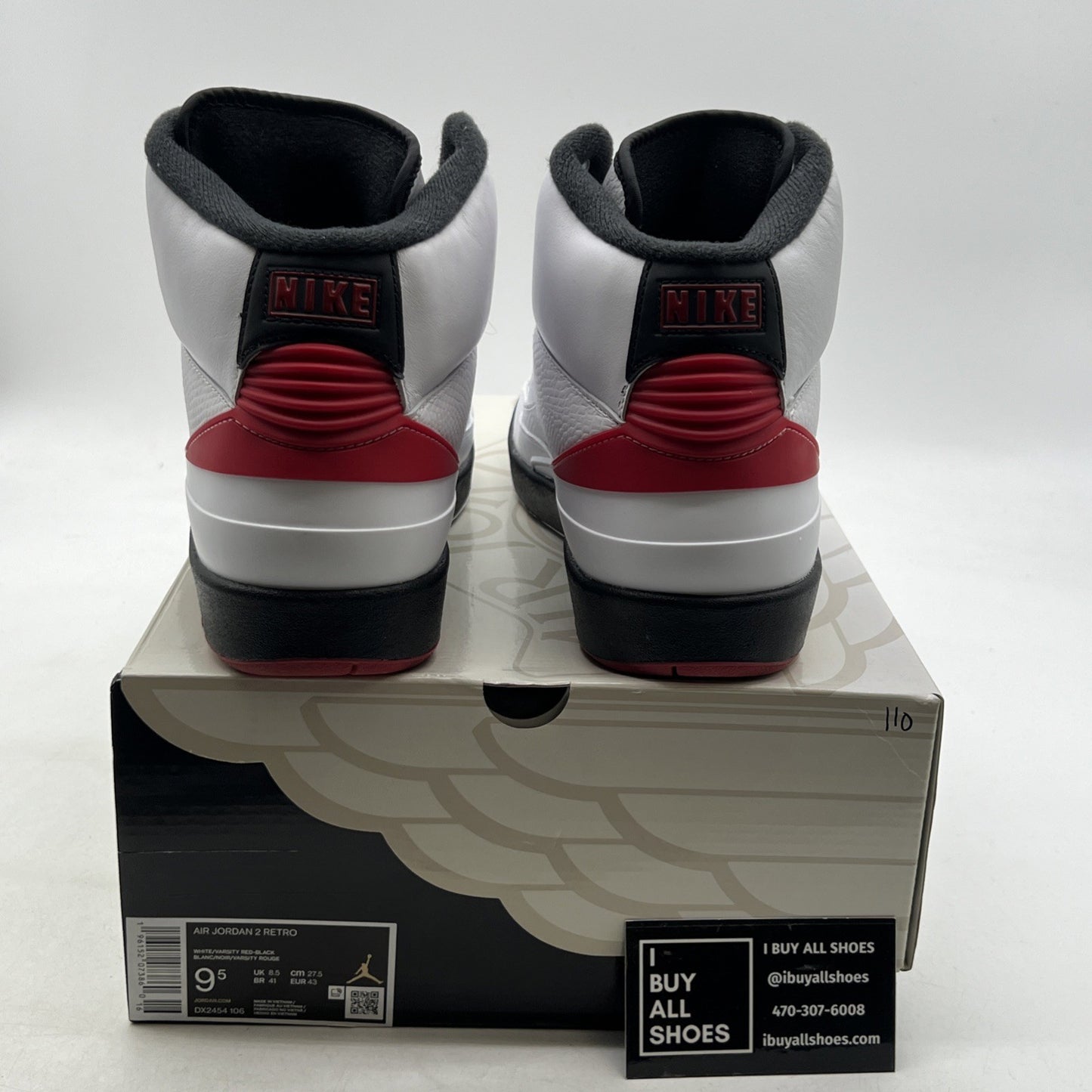 Size 9.5 - Air Jordan 2 Retro Mid Chicago (DX2454-106)