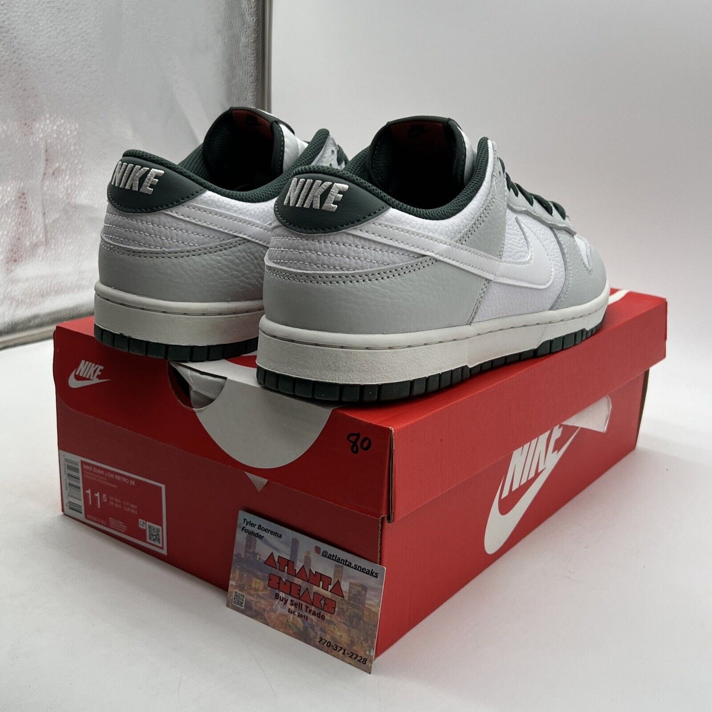 Size 11.5 - Nike Dunk SE Low Photon Dust Vintage Green (HF2874-001)