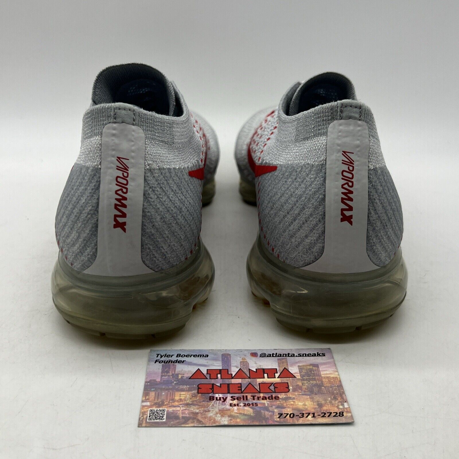 Size 11 - Nike Air VaporMax OG - Grey Red (849558-006)