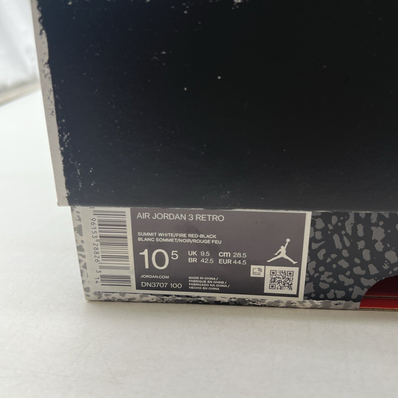 Size 10.5 - Air Jordan 3 Retro  White Cement Reimagined (DN3707-100)